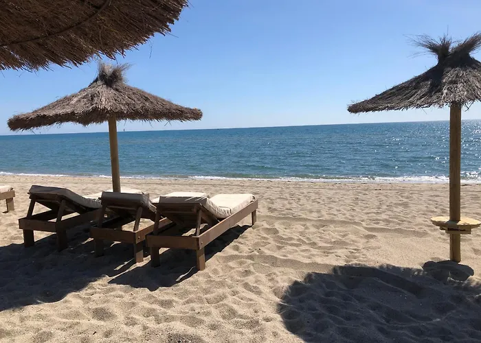 Apartment Spacieux T2 Climatise Avec Veranda, 150m Plage, Pkg, Au Coeur De La Grande - 4 Personnes - Fr-1-799-20 Le Barcares
